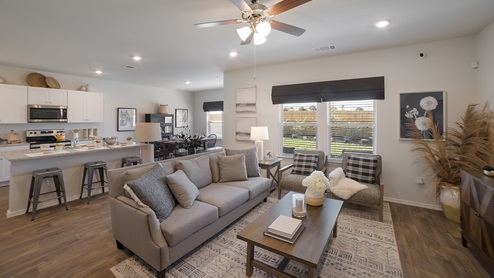 winding creek model living room