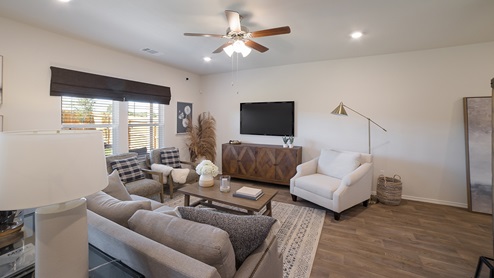 winding creek model living room