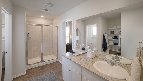 winding creek model primary bathroom