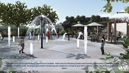 winding creek amenities splashpad