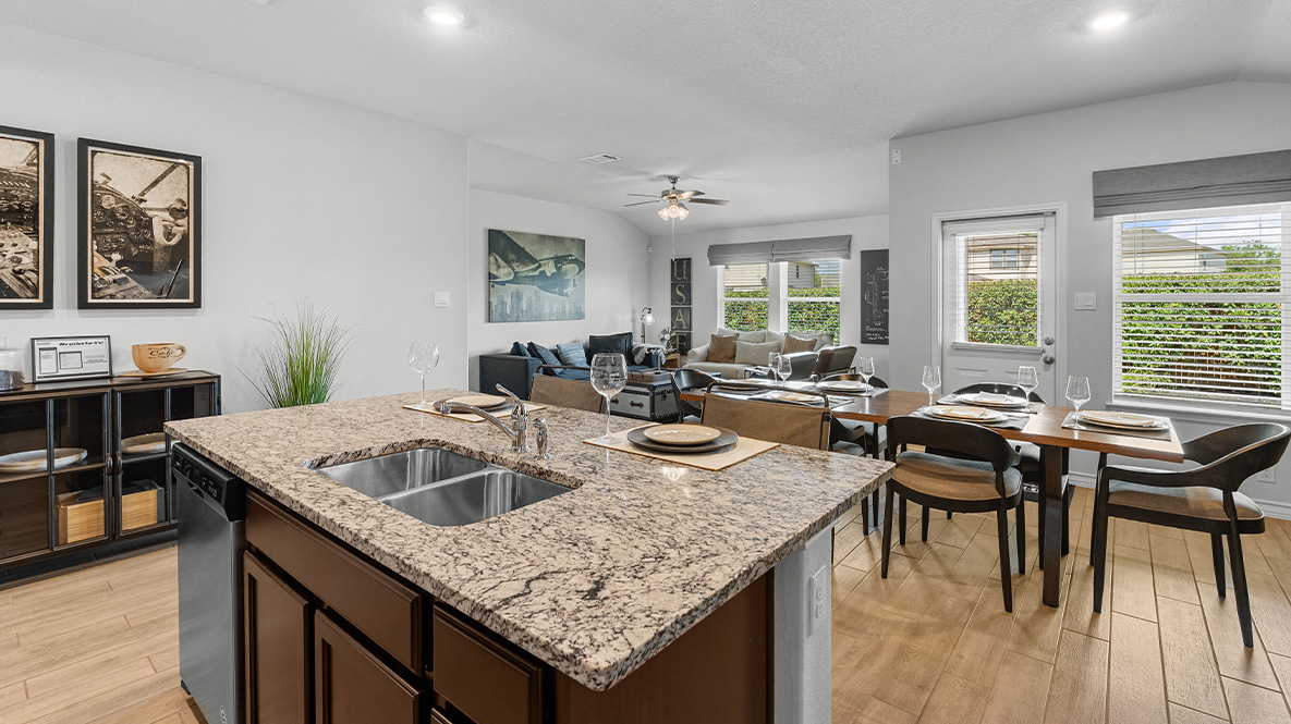 steele creek model kitchen dining