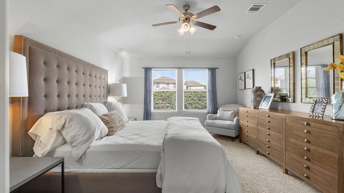 steele creek model primary bedroom