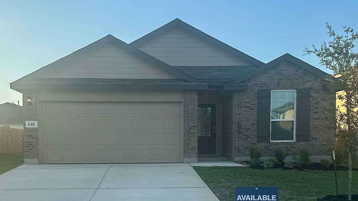 Front of one story home