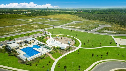 steele creek amenities aerial view