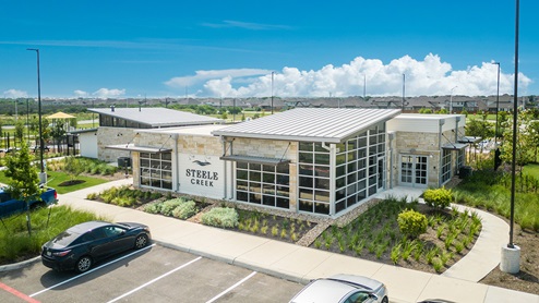 steele creek amenities aerial view