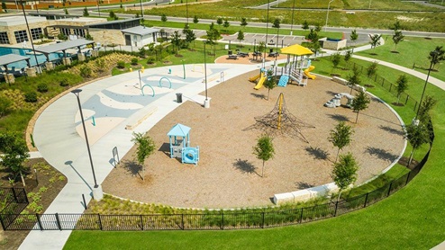 steele creek amenities aerial view