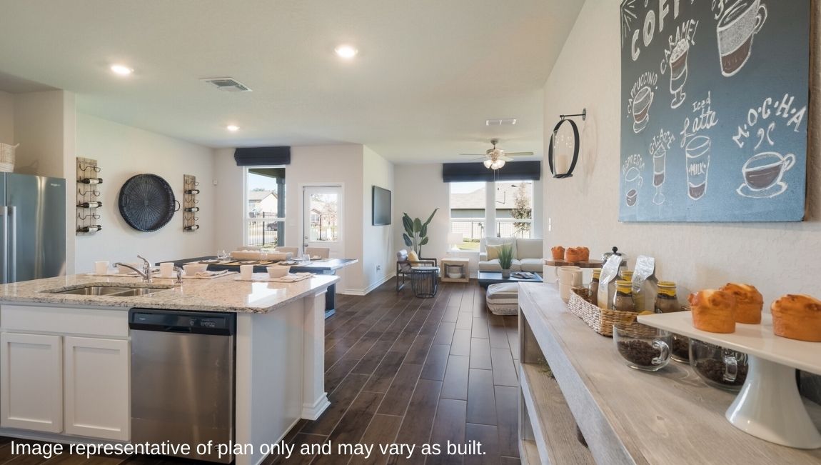 DR Horton Cibolo Steele Creek the irvine 1796 sq ft 4 bed 2 bath 2 car 1 story