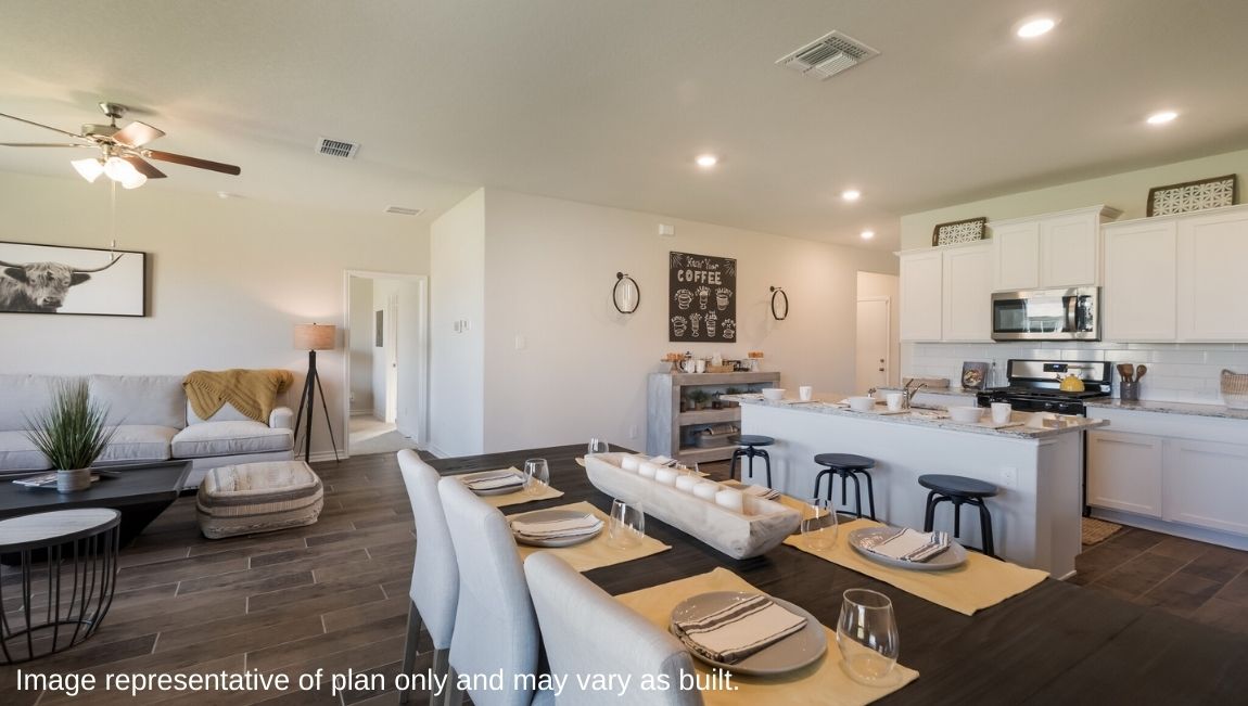 DR Horton Cibolo Steele Creek the irvine 1796 sq ft 4 bed 2 bath 2 car 1 story