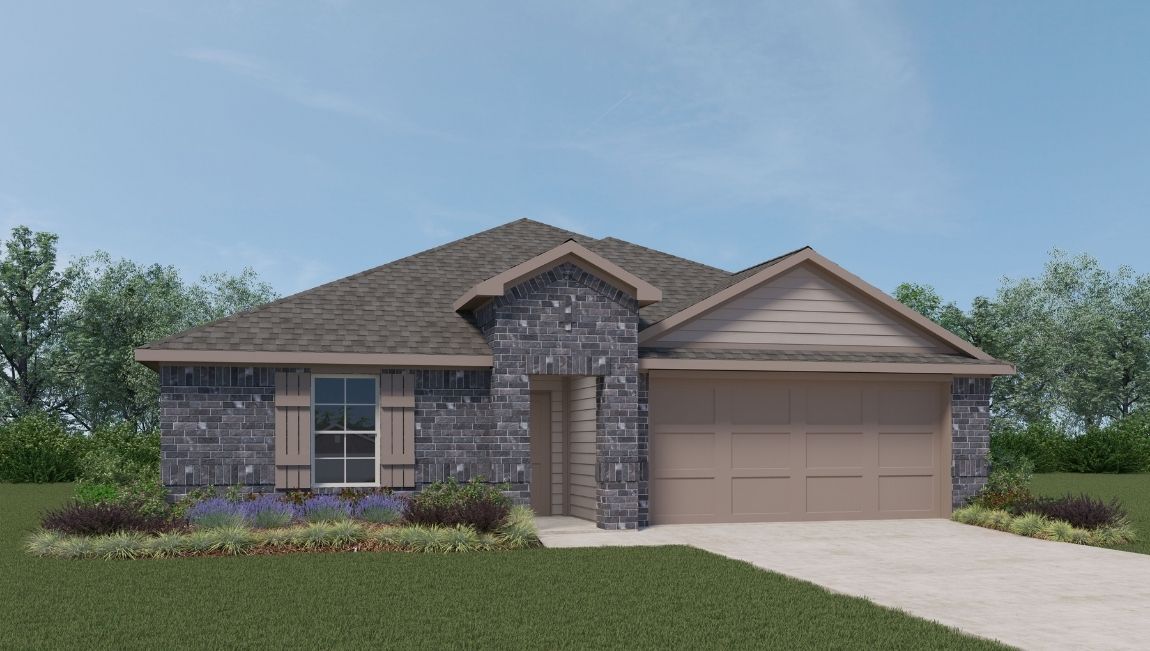 DR Horton Cibolo Steele Creek the irvine 1796 sq ft 4 bed 2 bath 2 car 1 story elevation a
