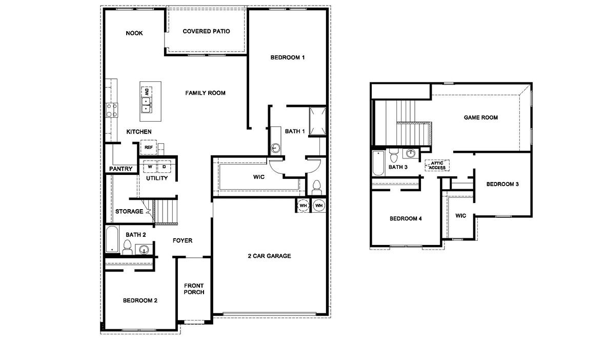 DR Horton Cibolo Steele Creek the naples 2293 sq ft 4 bed 3 bath 2 car 2 story