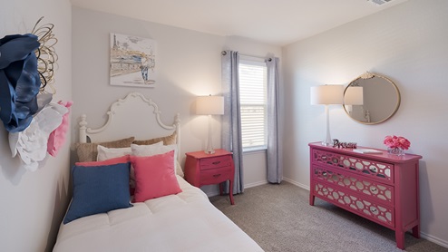 preserve at medina model third bedroom