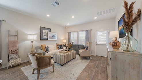 preserve at medina model living room