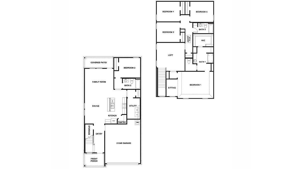 DR Horton Von Ormy Preserve at Medina the madison floor plan 2498 square feet 2 story 2 car garage