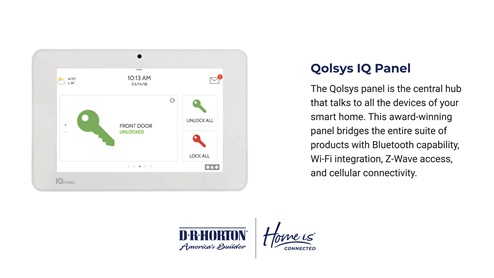 Americas Smart Home Qolysys Panel
