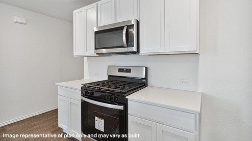 preserve at medina model home kitchen