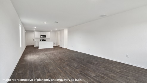 preserve at medina model home dining room