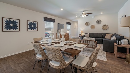 salado creek model living & dining room