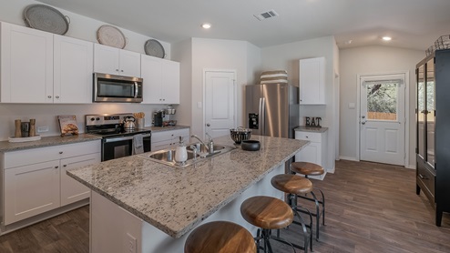 salado creek model kitchen