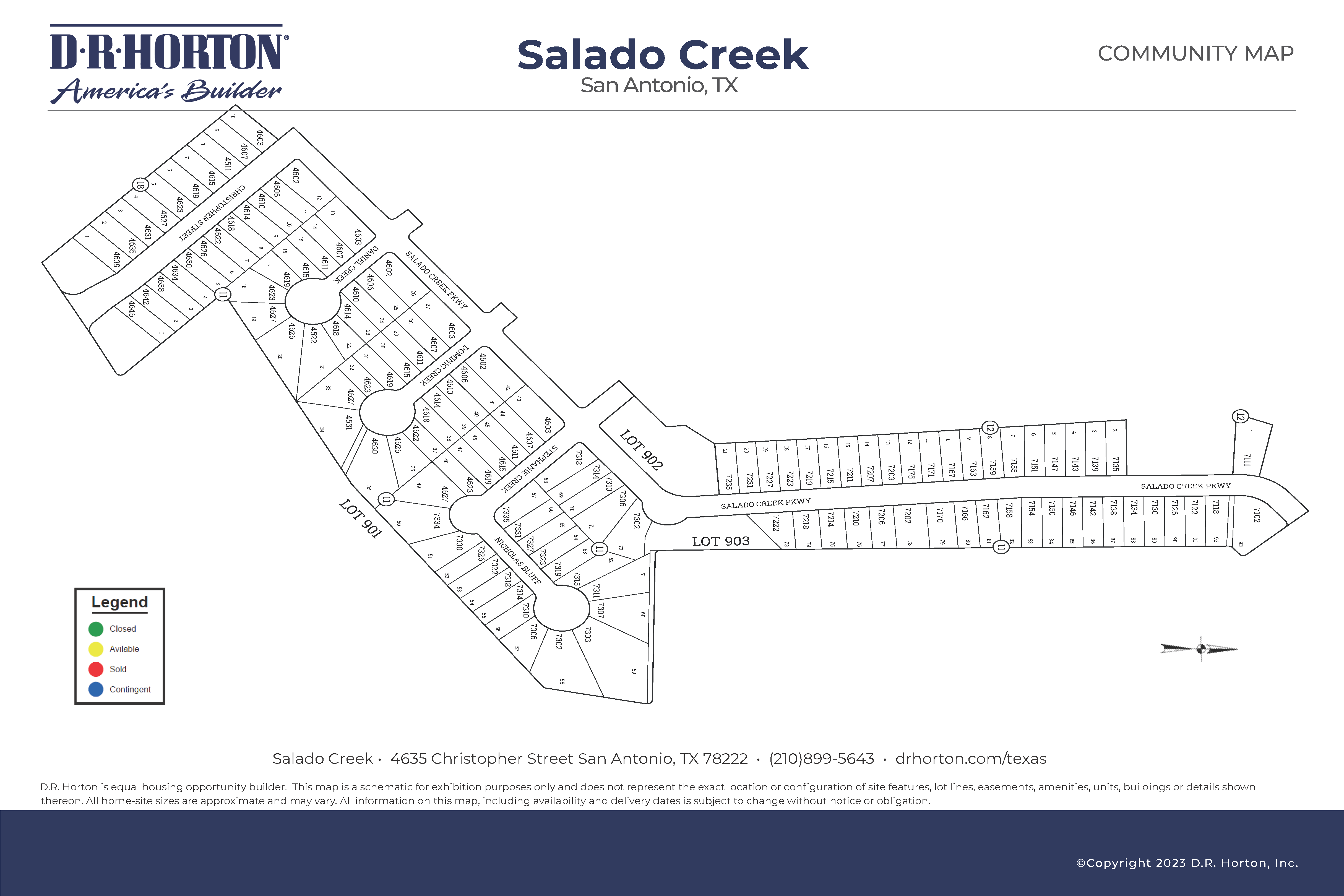 Static Lot Map