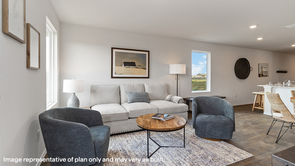 DR Horton Elmendorf Hickory Ridge the atlanta 1156 sq ft 3 bed 2 bath 2 car 1 story