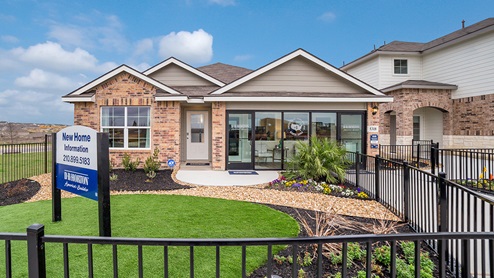 DR Horton Converse Avenida 5318 la rambla model the bryant floor plan 1703 square feet exterior