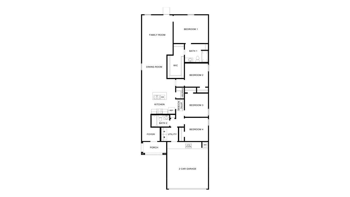 DR Horton Converse Avenida the estero 1586 sq ft 4 bed 2 bath 1 story 2 car