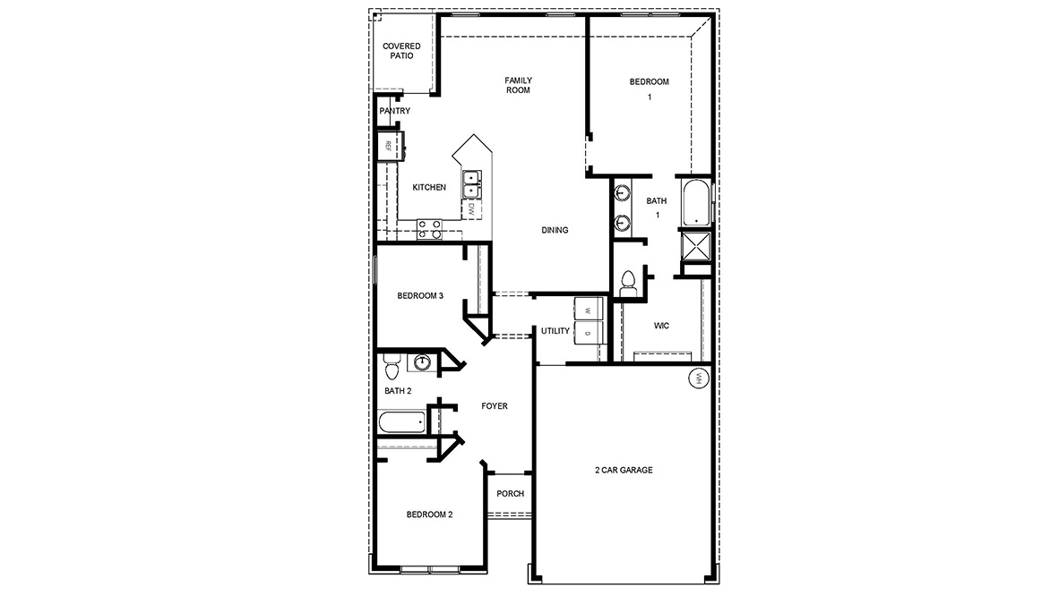 DR Horton Converse Avenida the torre 1442 sq ft 3 bed 2 bath 2 car 1 story