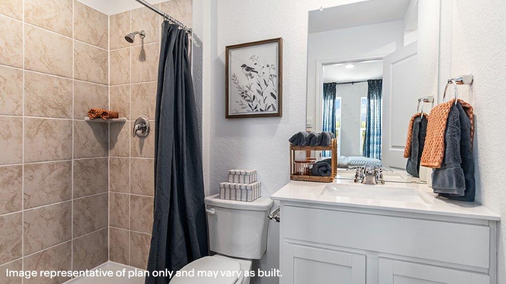 Owner’s ensuite in a new build home offers function with a walk-in closet, spa-like ensuite, stylish walk-in closet