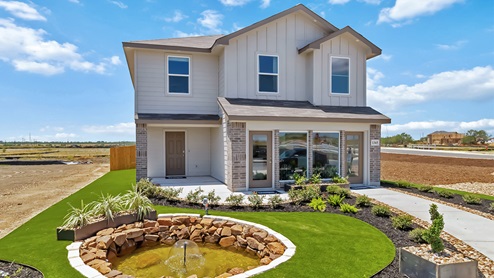 DR Horton San Antonio Sereno Springs model exterior