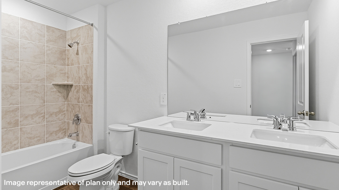 DR Horton Adkins Sereno Springs the garner 2203 sq ft 5 bed 2.5 bath 2 car 2 story