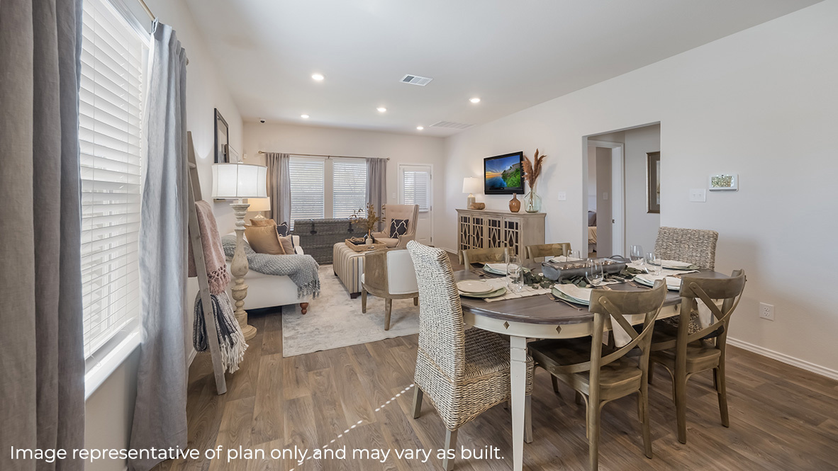 DR Horton Adkins Sereno Springs the hanna 2042 sq ft 4 bed 2.5 bath 2 car 2 story