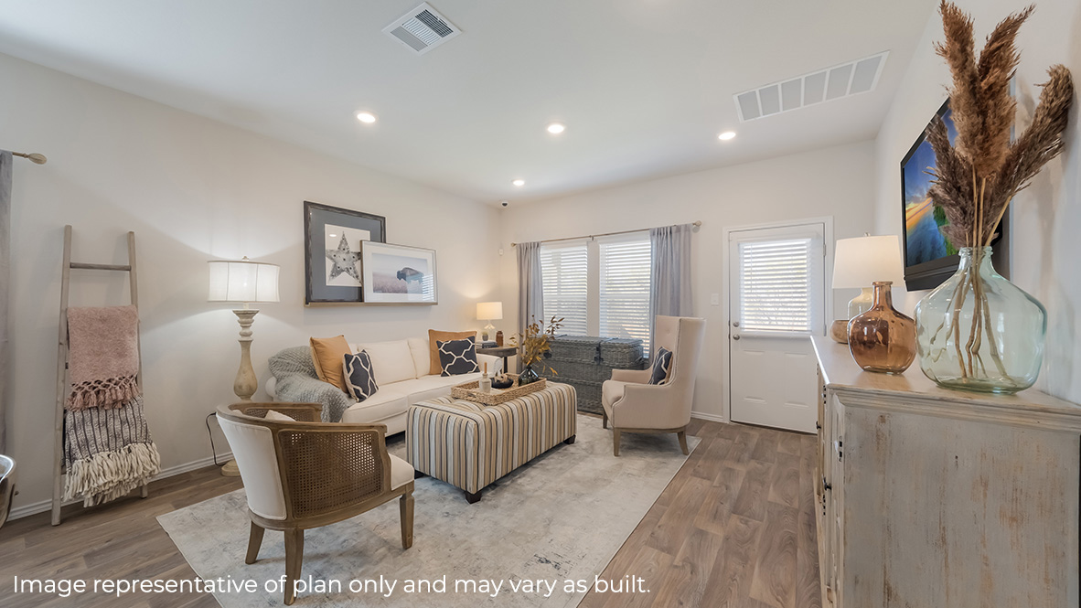 DR Horton Adkins Sereno Springs the hanna 2042 sq ft 4 bed 2.5 bath 2 car 2 story