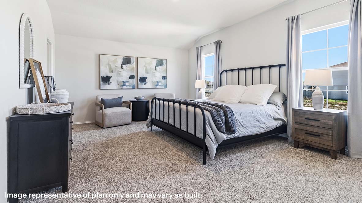 DR Horton Adkins Sereno Springs the madison 2489 sq ft 5 bed 3 bath 2 car 2 story