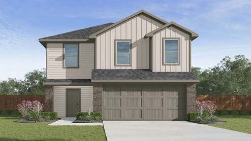 DR Horton San Antonio Sereno Springs model exterior