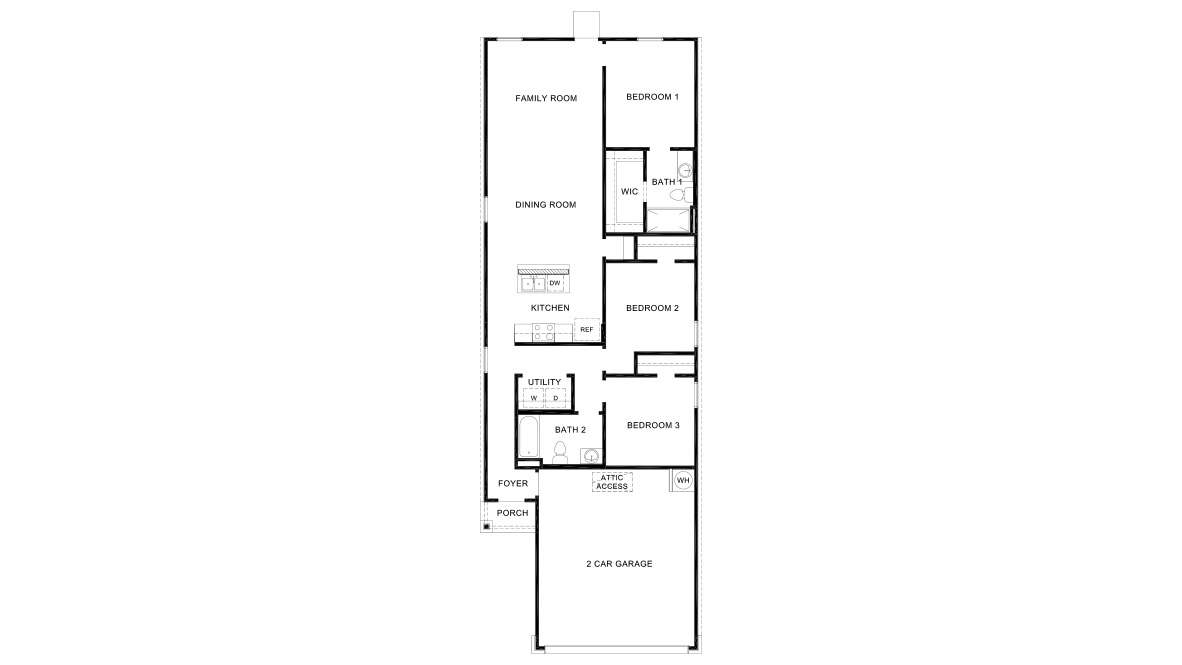 DR Horton San Antonio Blue Ridge Ranch the alamo 1190 sq ft 3 bed 2 bath 2 car 1 story