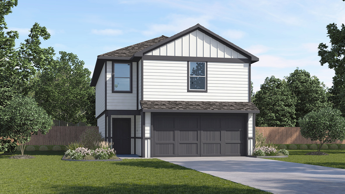 DR Horton San Antonio Blue Ridge Ranch the donna 1819 sq ft 5 bed 2.5 bath 2 car 2 story elevation k