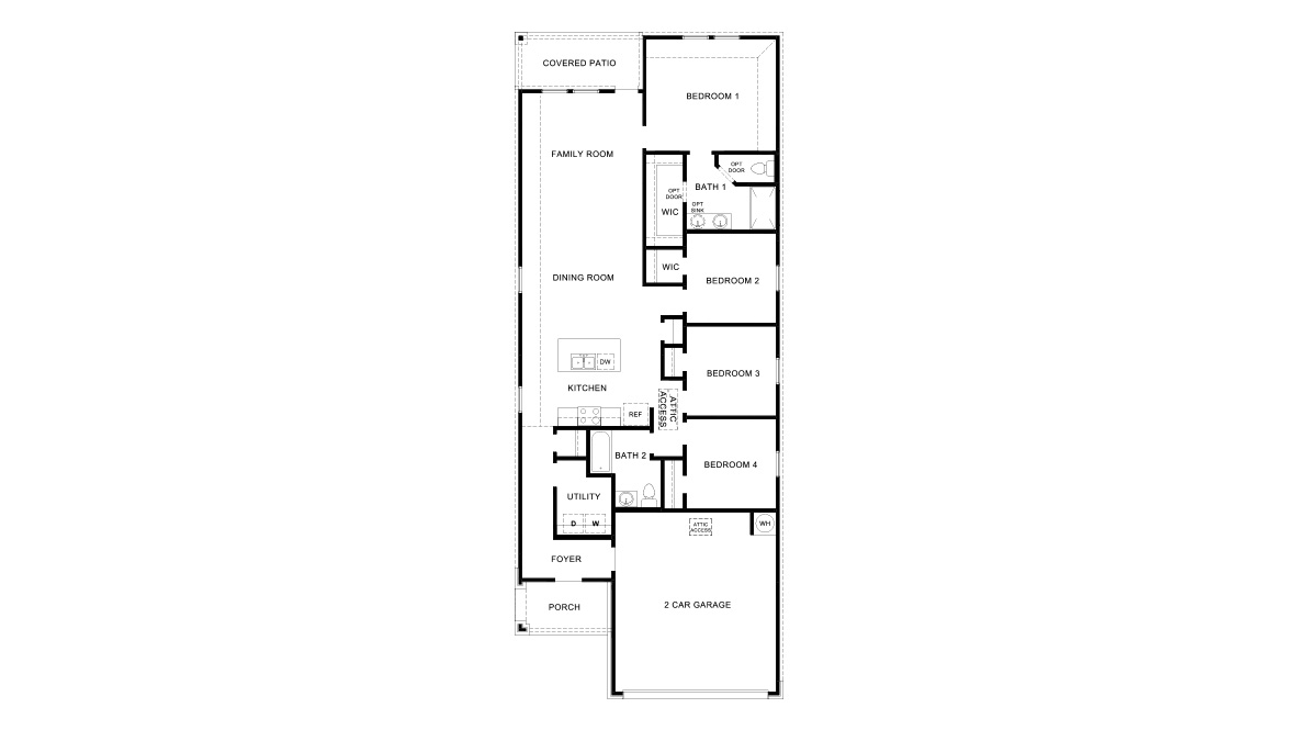 DR Horton Lytle Saddle Ridge Estates the uma 1544 sq ft 4 beds 2 baths 2 car 1 story