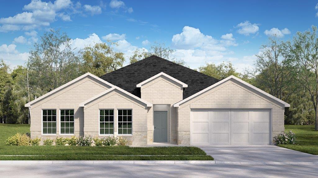 DR Horton Elmendorf Hickory Ridge Estates the holden 2314 sq ft 4 bed 2 bath 2 car 1 story elevation b