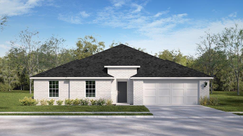 DR Horton Elmendorf Hickory Ridge Estates the irving 2594 sq ft 5 bed 3 bath 2 car 1 story elevation a