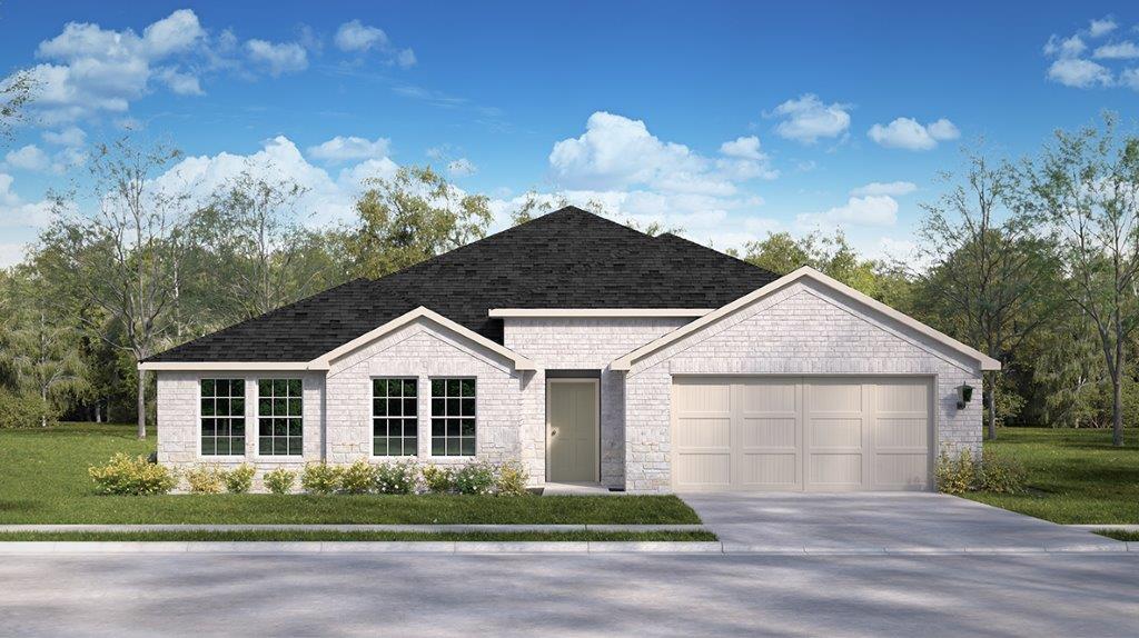 DR Horton Elmendorf Hickory Ridge Estates the irving 2594 sq ft 5 bed 3 bath 2 car 1 story elevation b