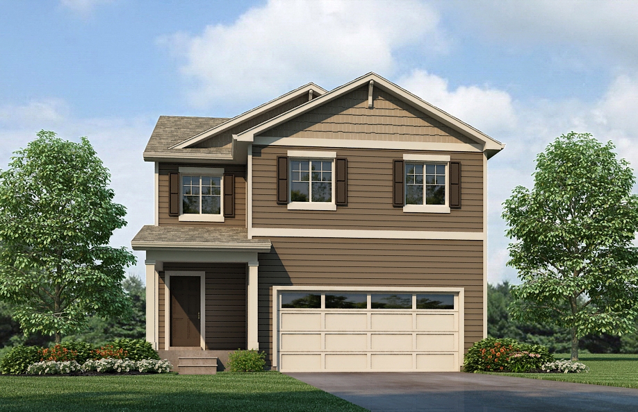 New Homes in Lochbuie, Colorado at the Silver Peaks community by D.R. Horton