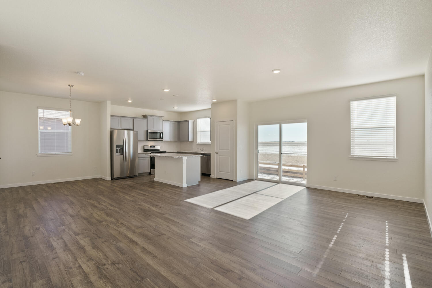 New Homes in Lochbuie, Colorado at the Silver Peaks community by D.R. Horton