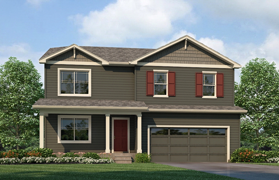 New Homes in Lochbuie, Colorado at the Silver Peaks community by D.R. Horton