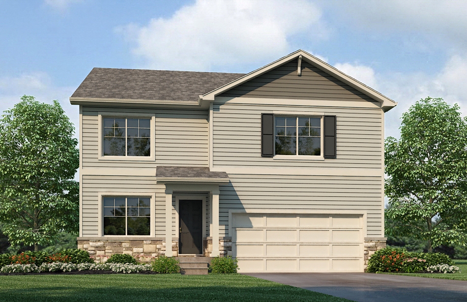 New Homes in Lochbuie, Colorado at the Silver Peaks community by D.R. Horton