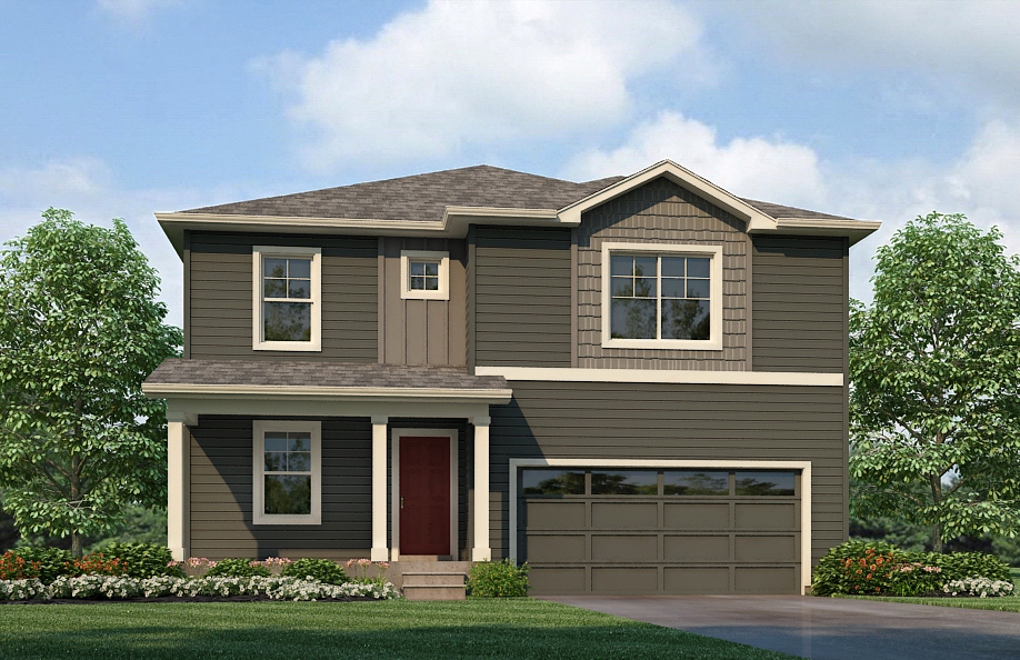 New Homes in Lochbuie, Colorado at the Silver Peaks community by D.R. Horton