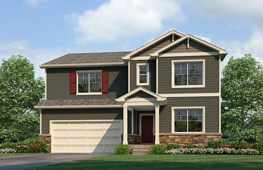 New Homes in Lochbuie, Colorado at the Silver Peaks community by D.R. Horton