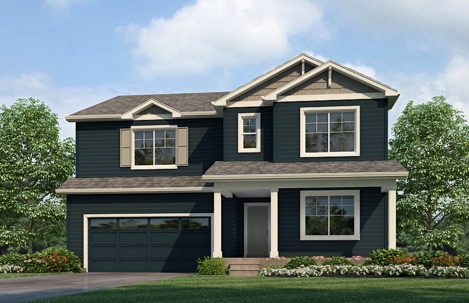 New Homes in Lochbuie, Colorado at the Silver Peaks community by D.R. Horton