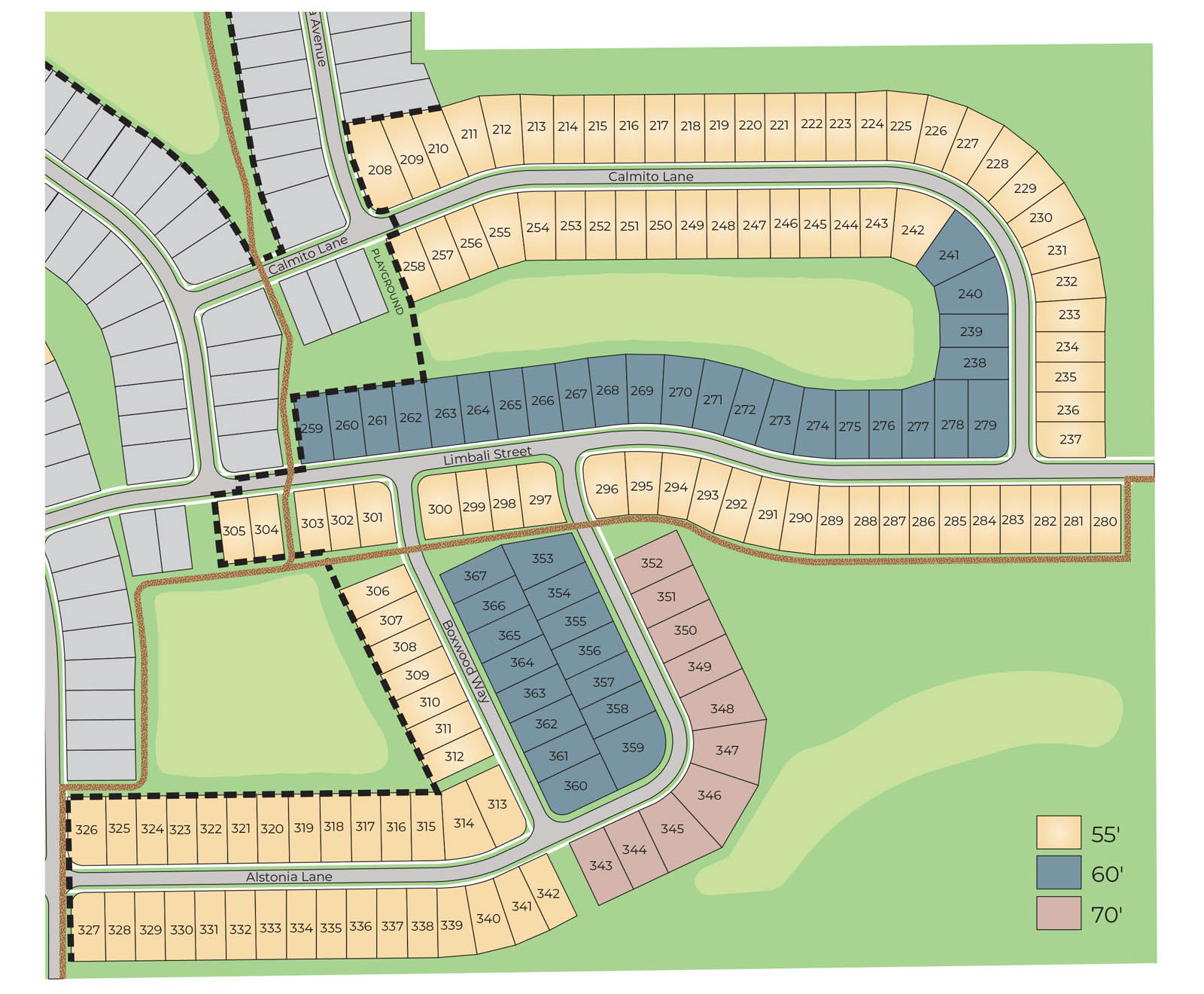 Static Lot Map