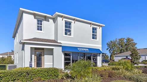 Two-story single family home with two-car garage