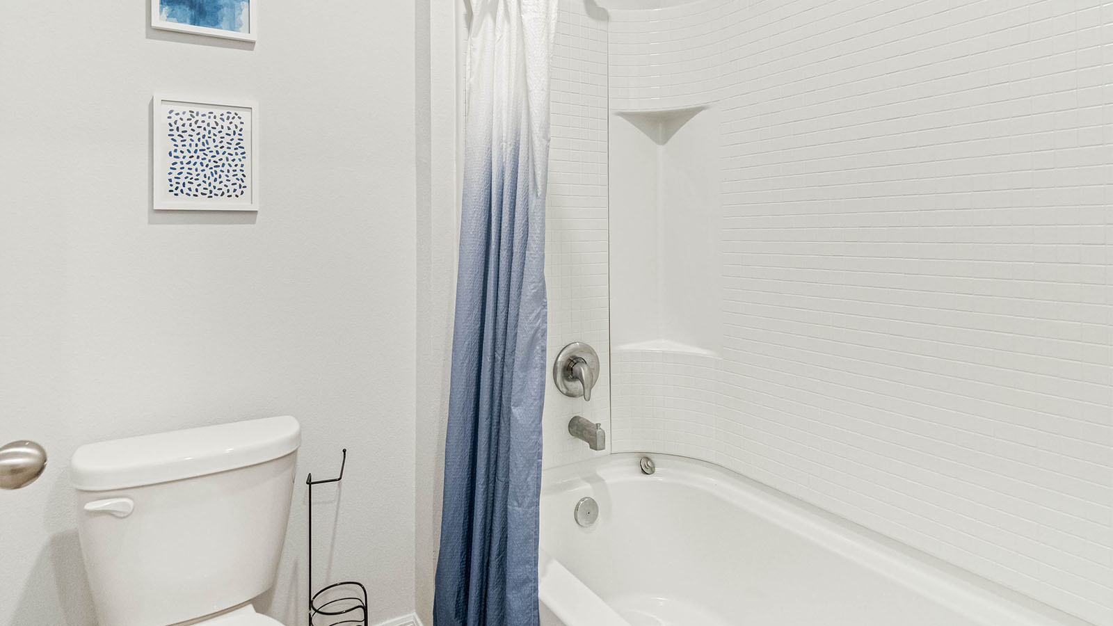 second-floor bathroom with private shower and toilet